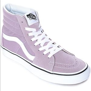 PURPLE HIGH TOP VANS